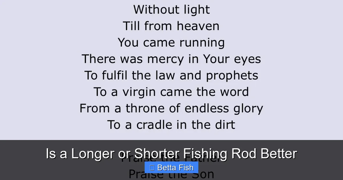 Is a Longer or Shorter Fishing Rod Better