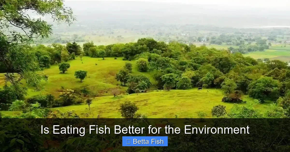 Is Eating Fish Better for the Environment