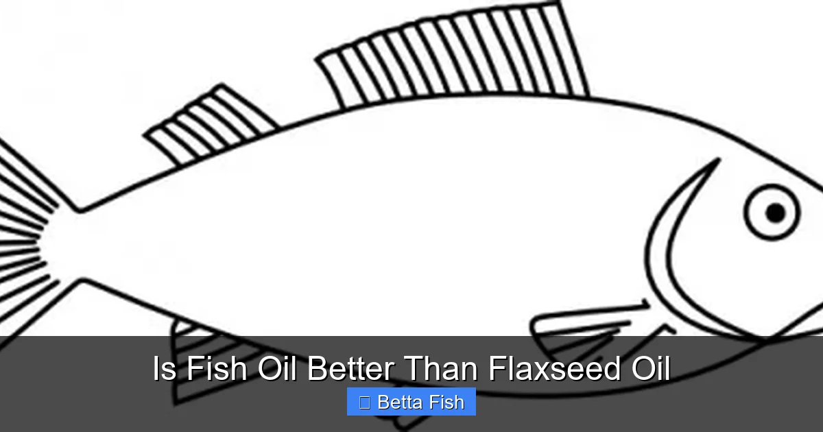 Is Fish Oil Better Than Flaxseed Oil