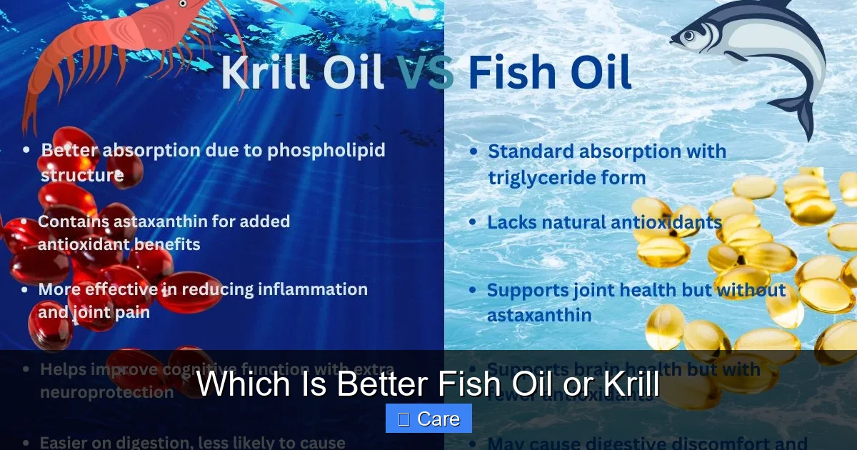 Which Is Better Fish Oil or Krill