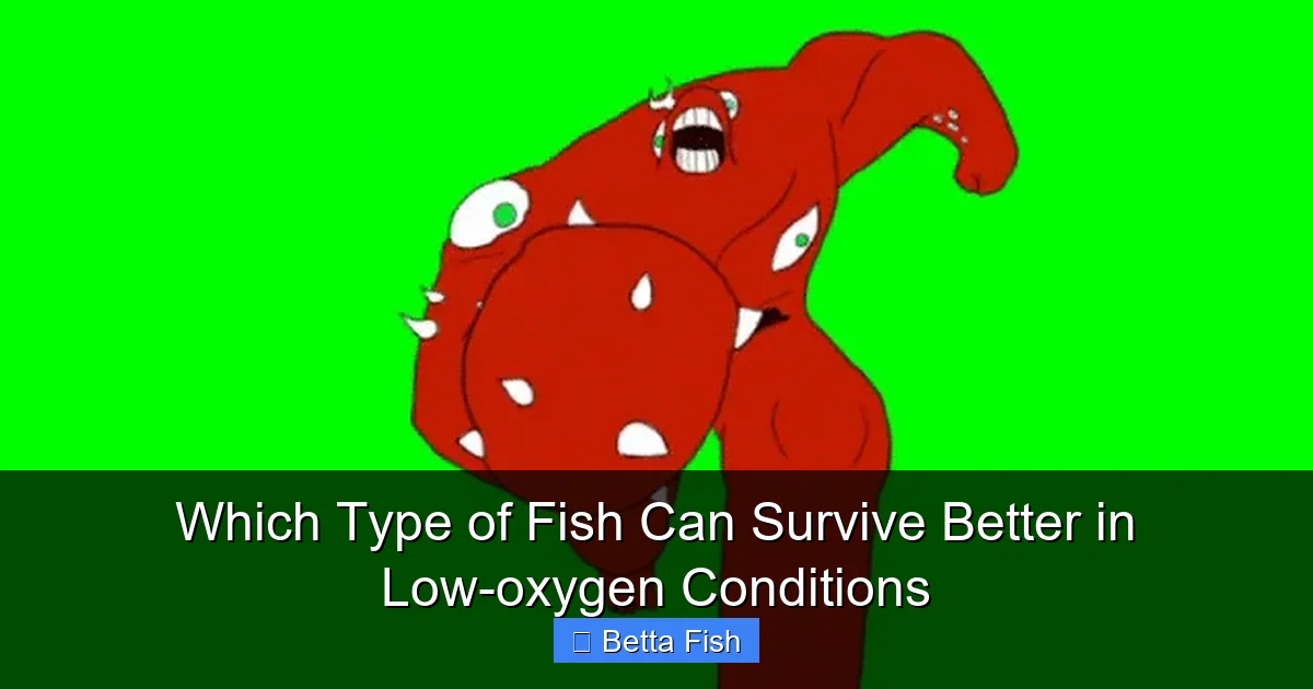 Which Type of Fish Can Survive Better in Low-oxygen Conditions