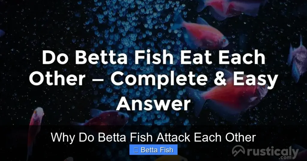 Why Do Betta Fish Attack Each Other