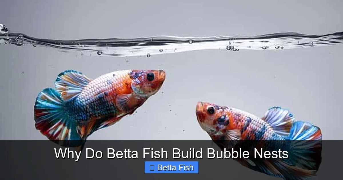 Why Do Betta Fish Build Bubble Nests