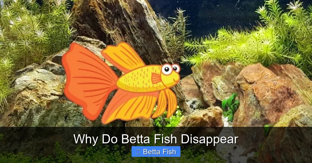 Why Do Betta Fish Disappear