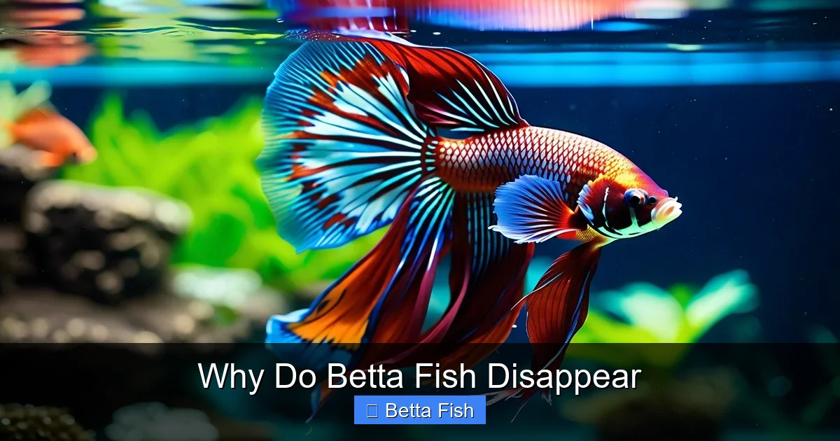 Why Do Betta Fish Disappear