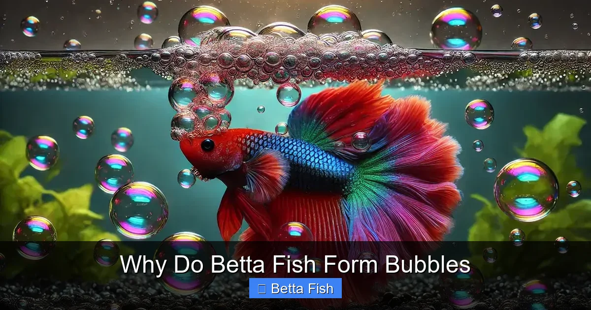 Why Do Betta Fish Form Bubbles