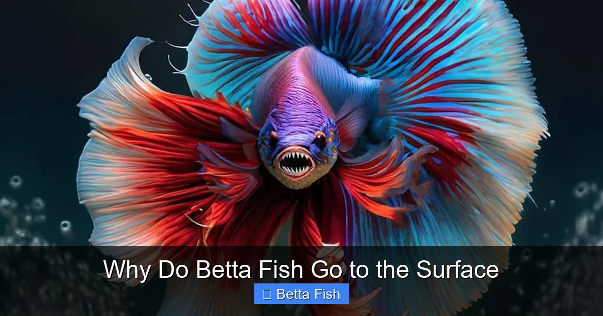 Why Do Betta Fish Go to the Surface