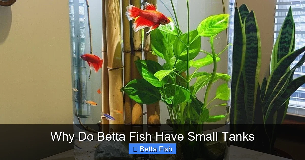 Why Do Betta Fish Have Small Tanks