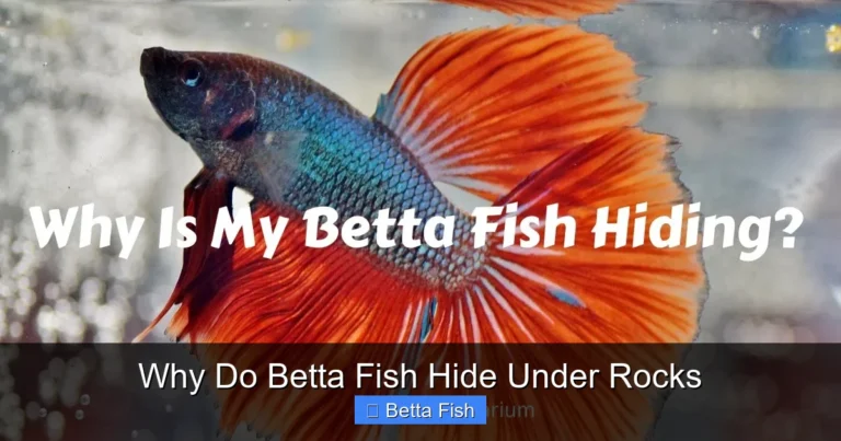 Why Do Betta Fish Hide Under Rocks
