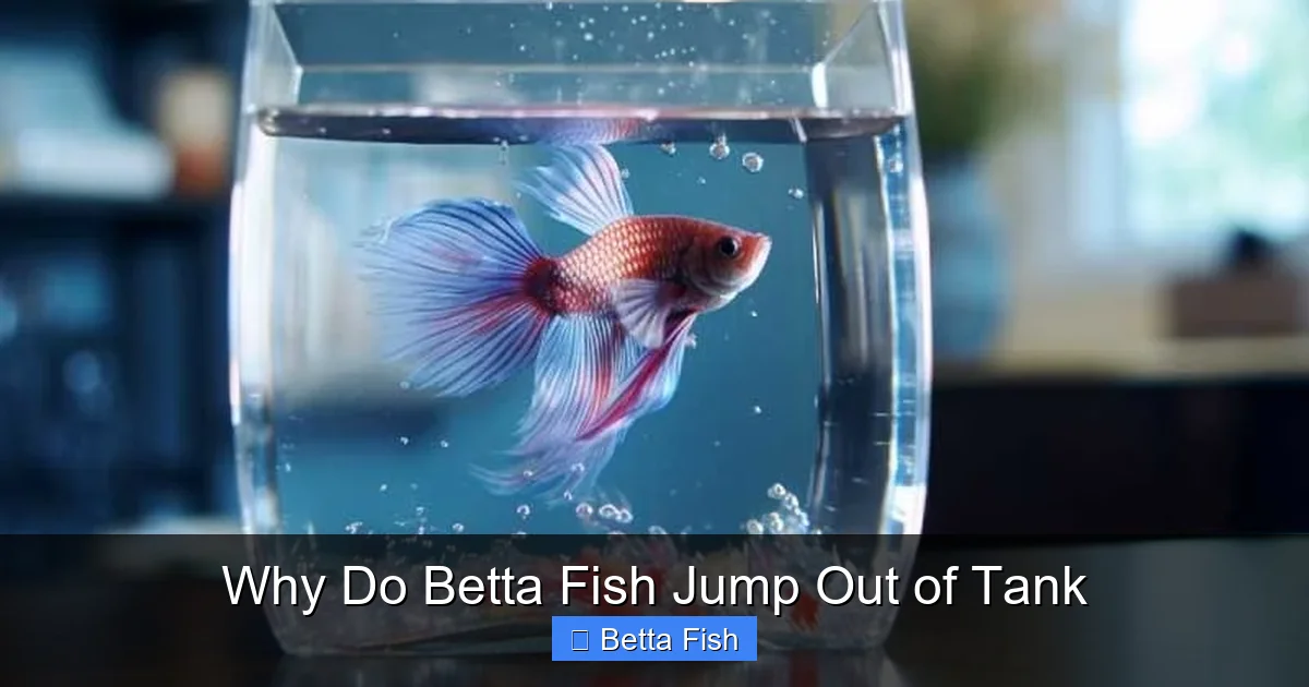 Why Do Betta Fish Jump Out of Tank