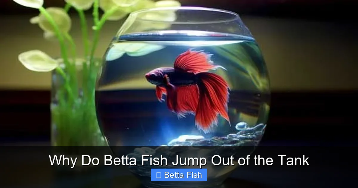 Why Do Betta Fish Jump Out of the Tank
