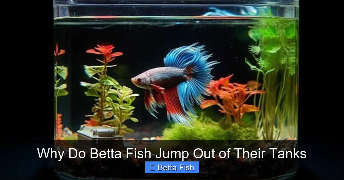 Why Do Betta Fish Jump Out of Their Tanks
