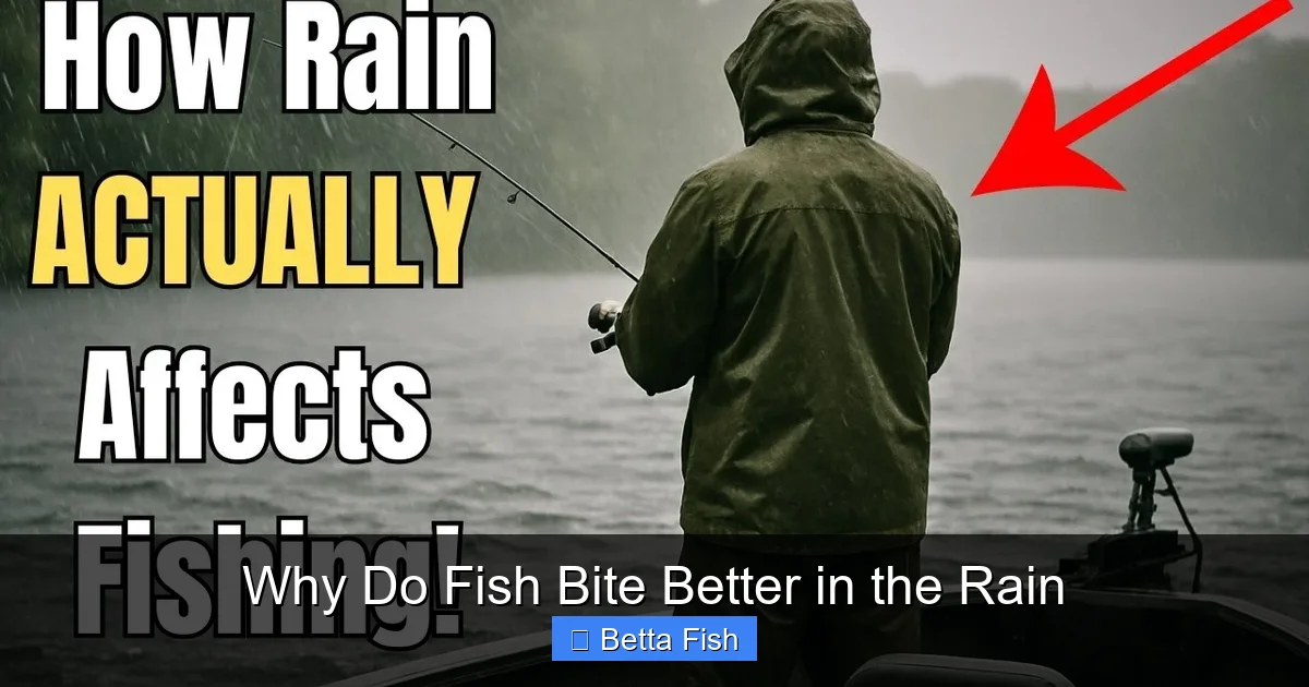 Why Do Fish Bite Better in the Rain