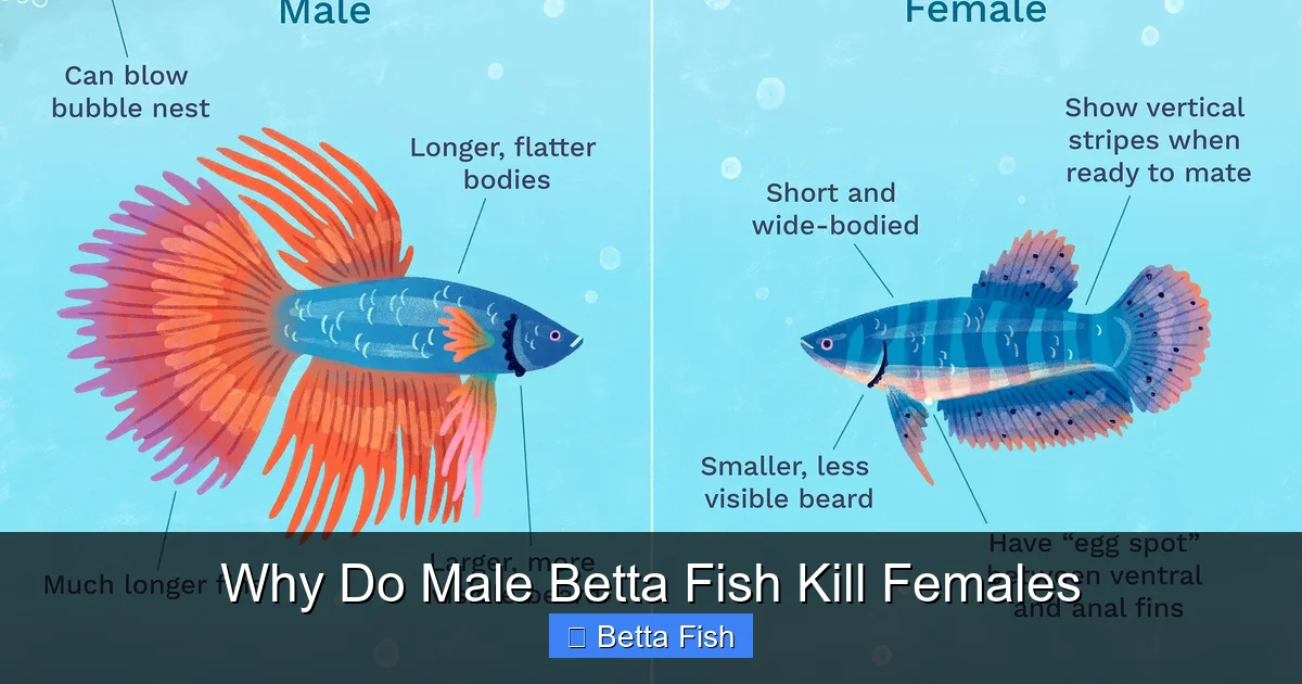 Why Do Male Betta Fish Kill Females