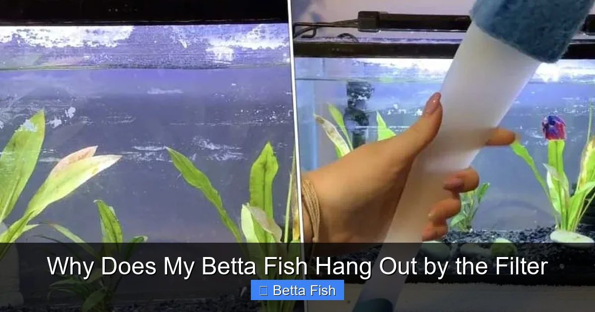 Why Does My Betta Fish Hang Out by the Filter