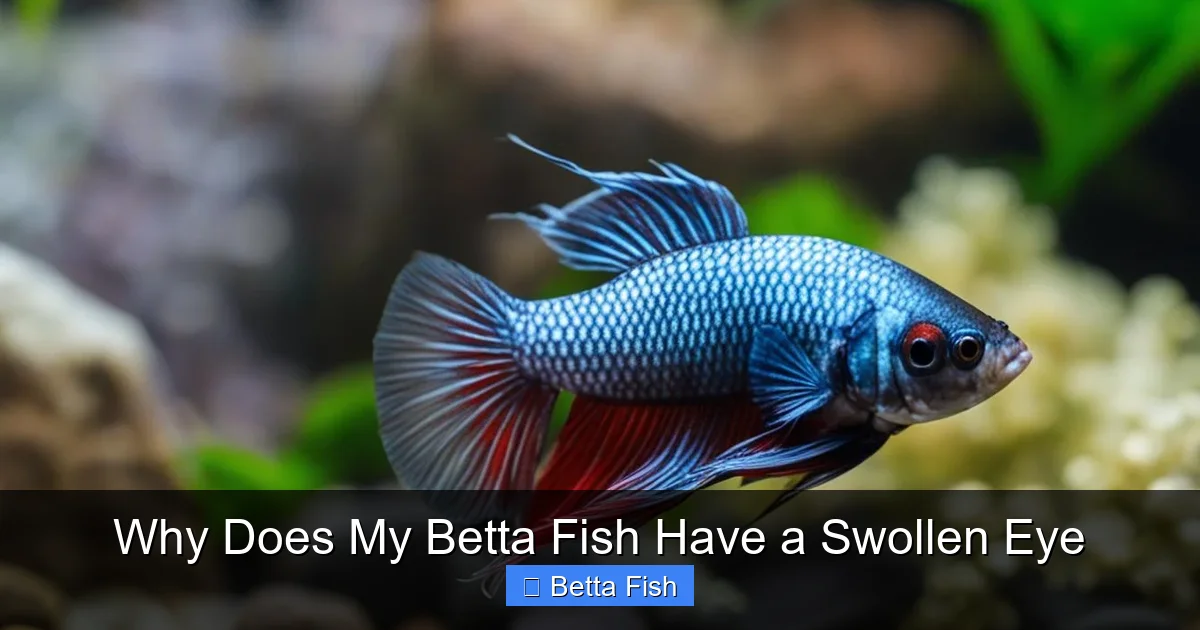 Why Does My Betta Fish Have a Swollen Eye