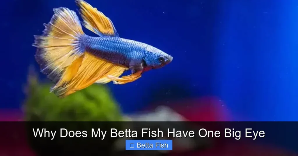 Why Does My Betta Fish Have One Big Eye