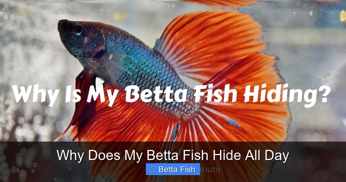 Why Does My Betta Fish Hide All Day