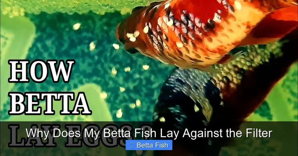 Why Does My Betta Fish Lay Against the Filter