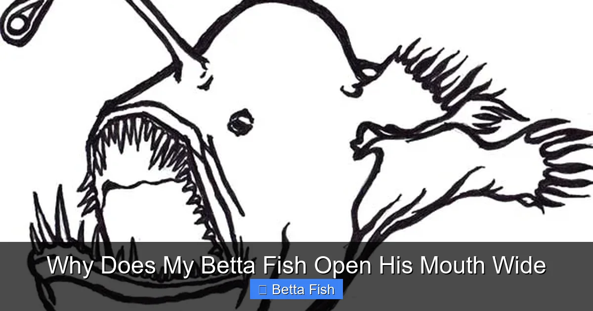 Why Does My Betta Fish Open His Mouth Wide