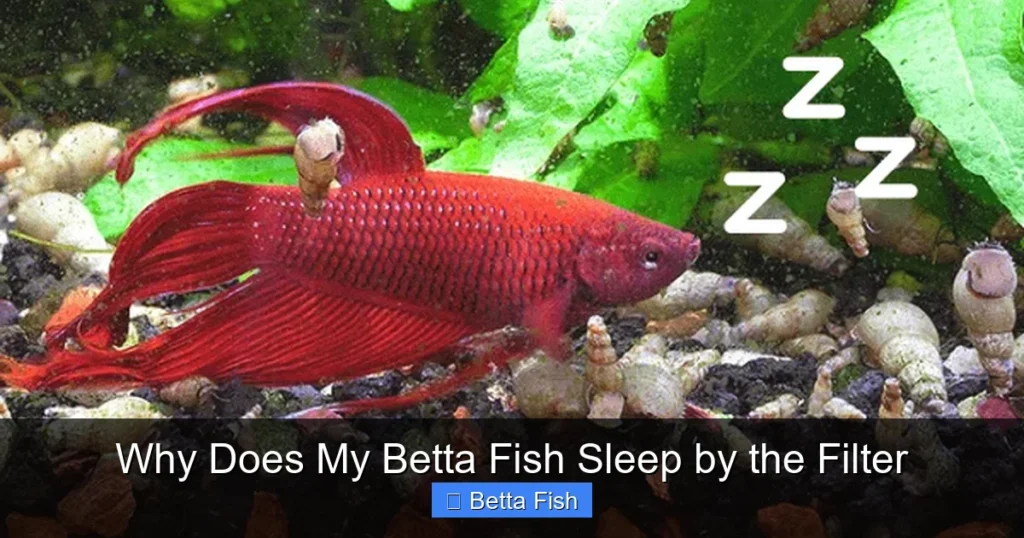 Why Does My Betta Fish Sleep by the Filter