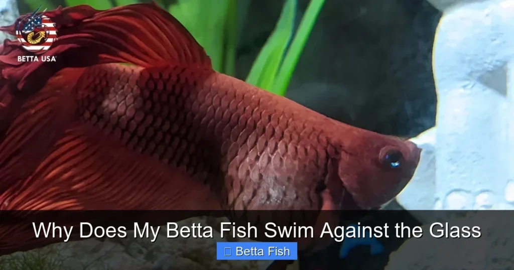 Why Does My Betta Fish Swim Against the Glass