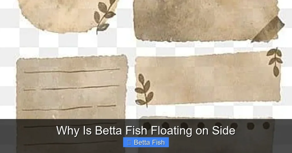 Why Is Betta Fish Floating on Side