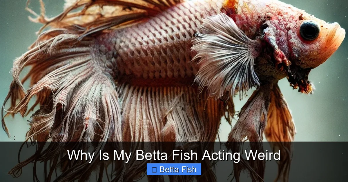 Why Is My Betta Fish Acting Weird