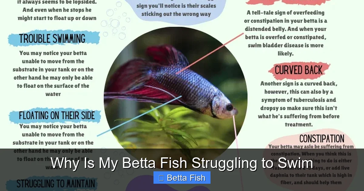 Why Is My Betta Fish Struggling to Swim