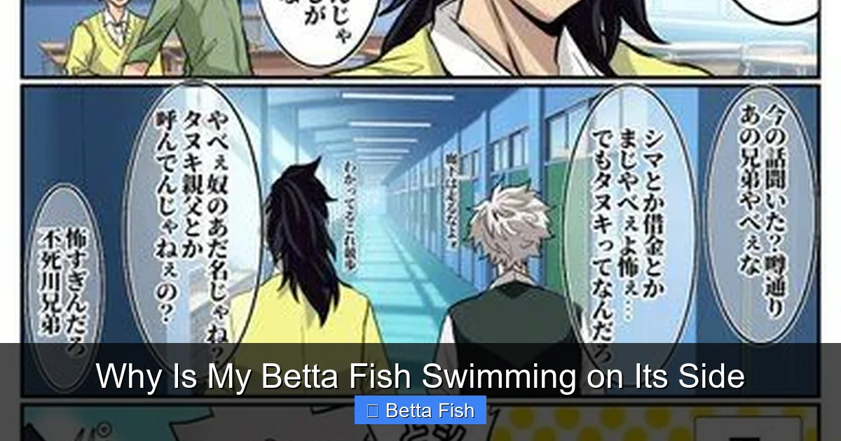Why Is My Betta Fish Swimming on Its Side