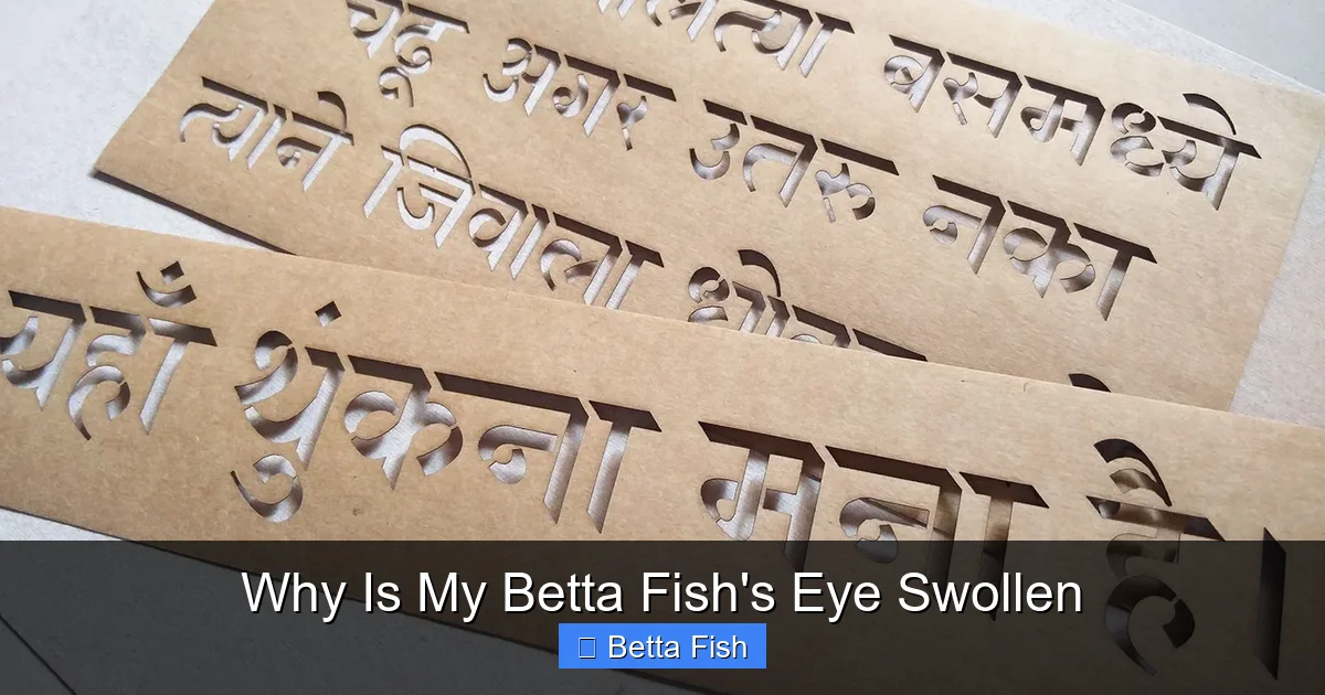 Why Is My Betta Fish's Eye Swollen