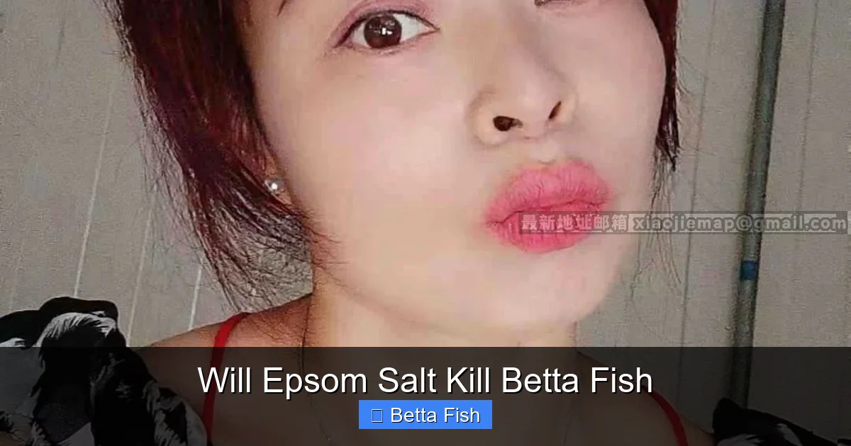 Will Epsom Salt Kill Betta Fish