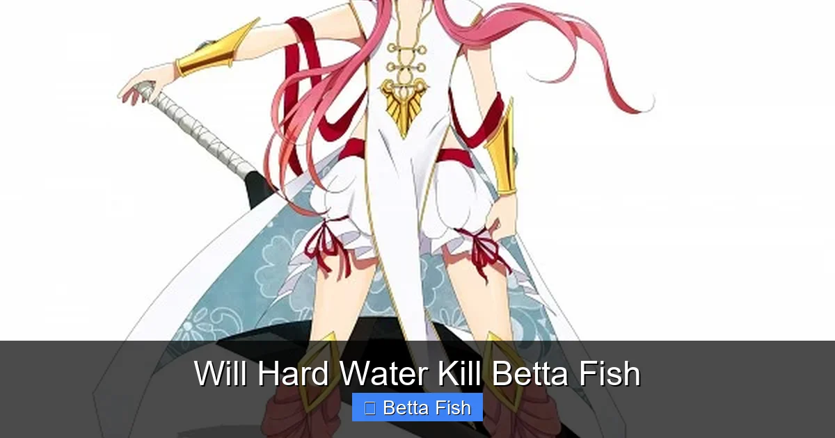 Will Hard Water Kill Betta Fish