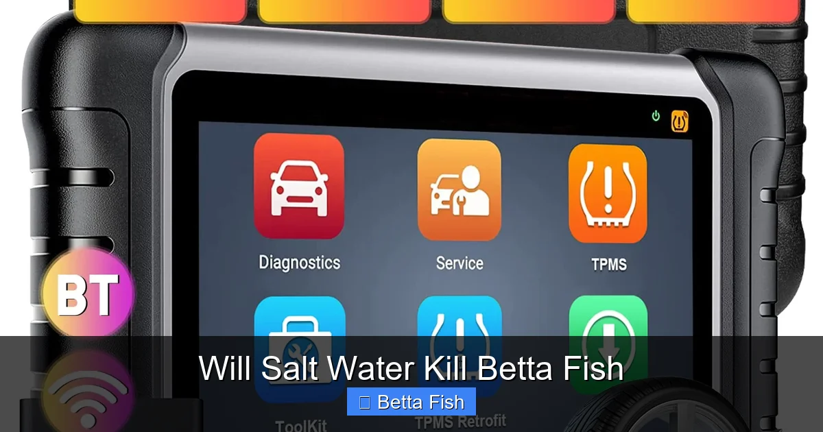 Will Salt Water Kill Betta Fish