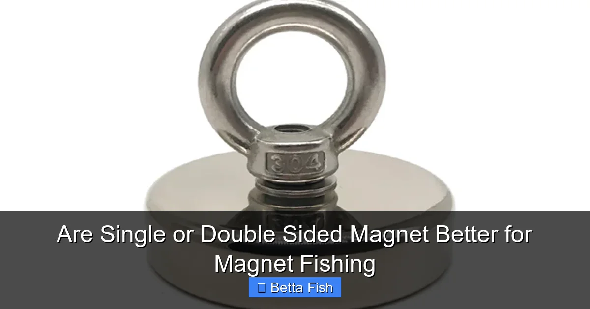 Are Single or Double Sided Magnet Better for Magnet Fishing