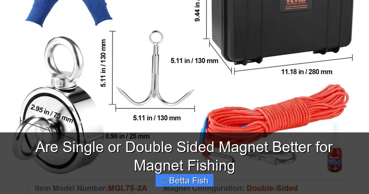 Are Single or Double Sided Magnet Better for Magnet Fishing