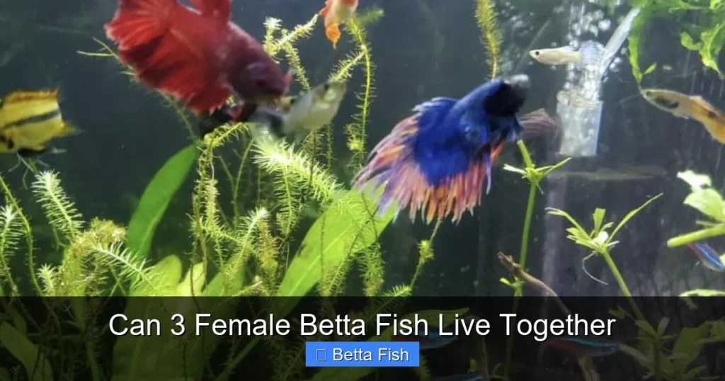 Can 3 Female Betta Fish Live Together