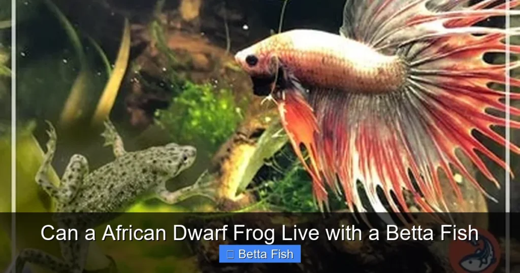 Can a African Dwarf Frog Live with a Betta Fish