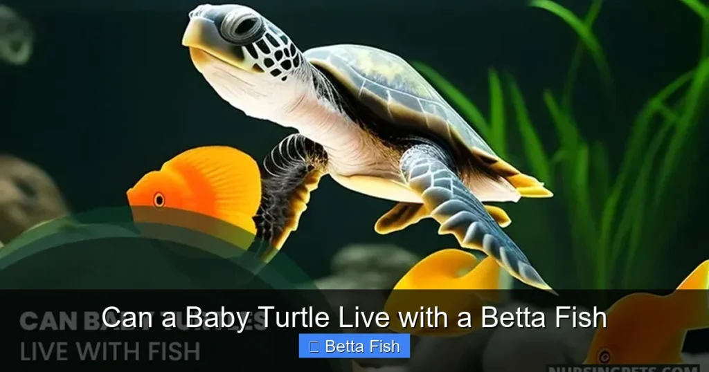 Can a Baby Turtle Live with a Betta Fish
