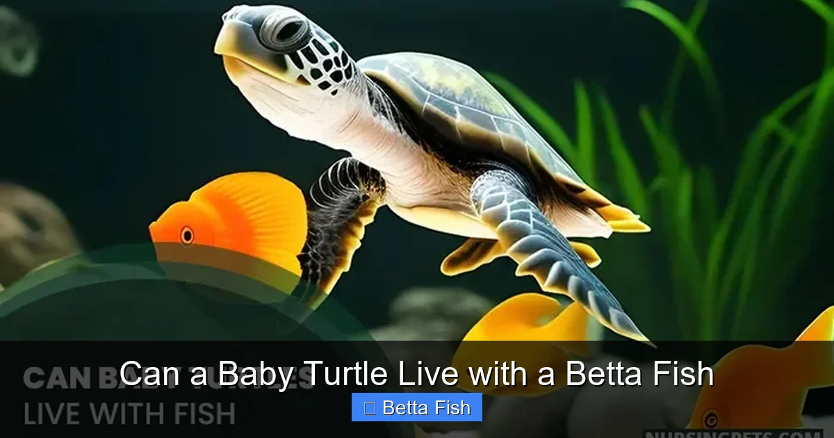 Can a Baby Turtle Live with a Betta Fish