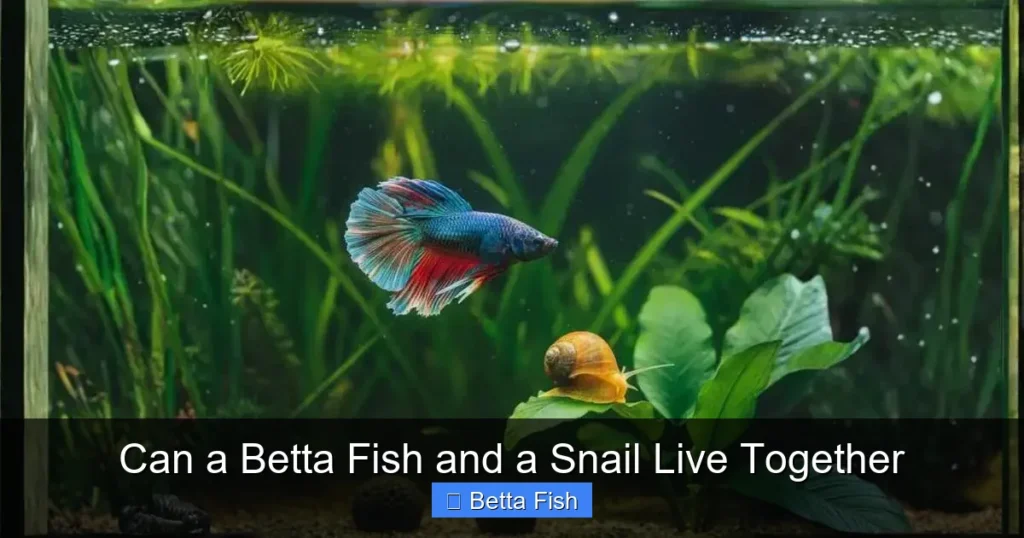 Can a Betta Fish and a Snail Live Together