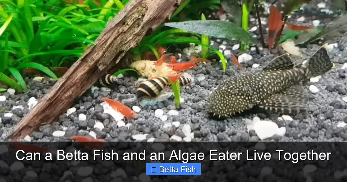 Can a Betta Fish and an Algae Eater Live Together