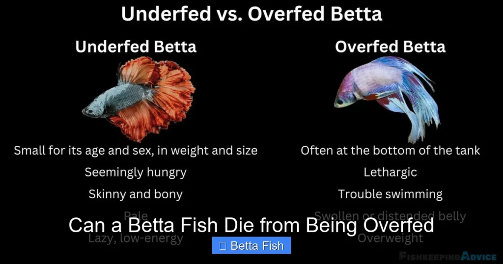 Can a Betta Fish Die from Being Overfed