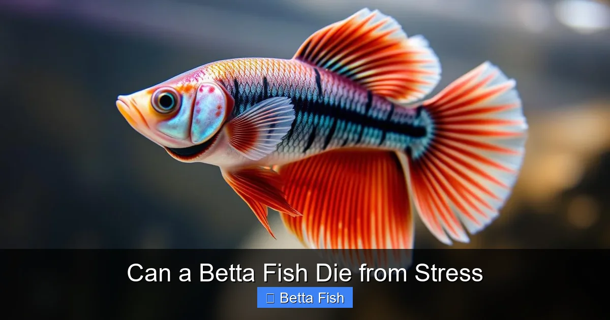 Can a Betta Fish Die from Stress