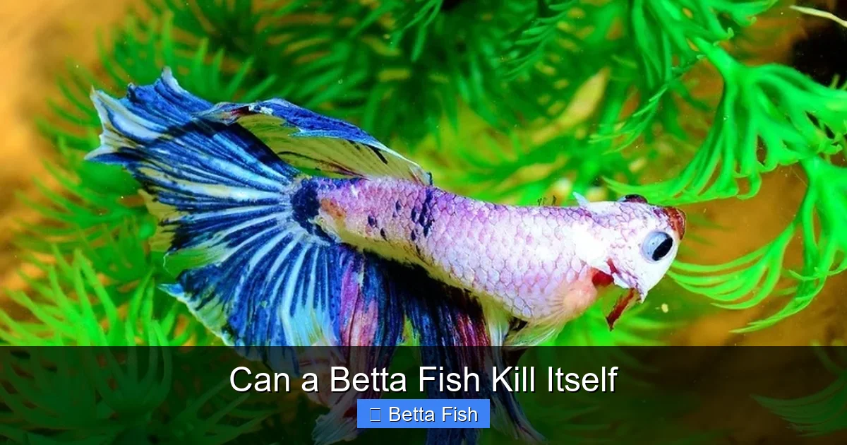Can a Betta Fish Kill Itself