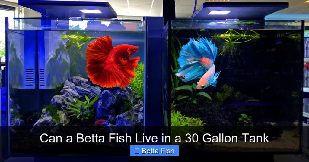Can a Betta Fish Live in a 30 Gallon Tank