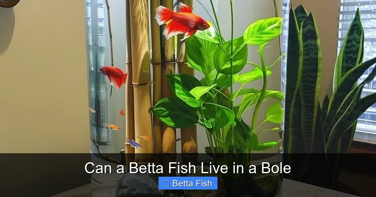 Can a Betta Fish Live in a Bole