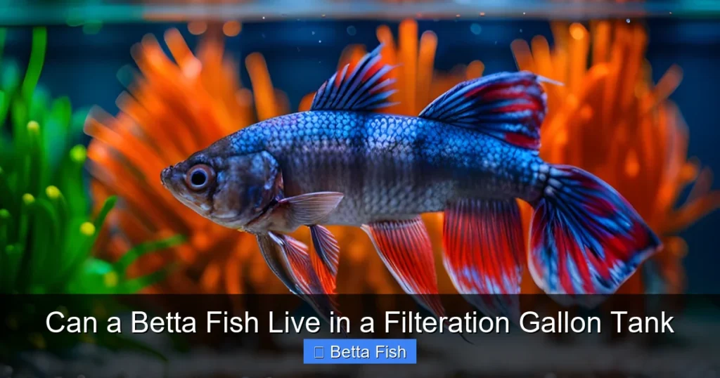 Can a Betta Fish Live in a Filteration Gallon Tank