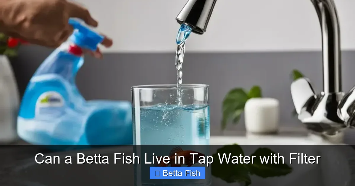 Can a Betta Fish Live in Tap Water with Filter
