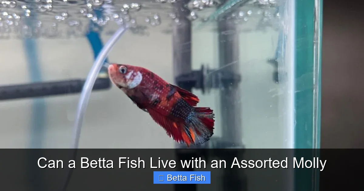 Can a Betta Fish Live with an Assorted Molly